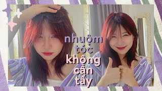 ✨tự nhuộm tóc tại nhà SIÊU DỄ - KHÔNG CẦN TẨY✨ // dye my hair at home #2 | tít ở trên mây