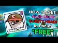 HOW TO GET GODLY RADAR, GUESTY HEAD IN PANIK! *FREE* | Panik Roblox