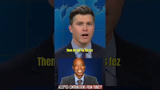 ERIC ADAMS ACCEPTED CONTRIBUTIONS FROM TURKEY  😂 COLIN JOST #shorts #comedy #snl #funny