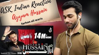 Ask Indian Reaction Farhan Ali Waris  Ayyam E Hussain  2019  1441