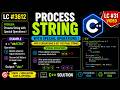LeetCode 3612 | Process String with Special Operations I | Stack + Simulation | C++ Solution