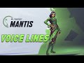 Marvel Rivals: Mantis Voice Lines + Efforts