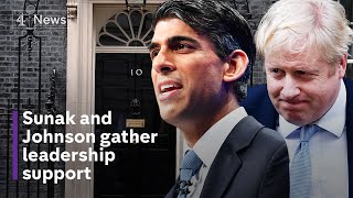 Rishi Sunak stands for PM as Johnson seeks support