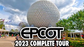 EPCOT 2023 - Walkthrough & Rides at Walt Disney World [4K]