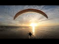 autumn paramotor beach run to hilbre 2024