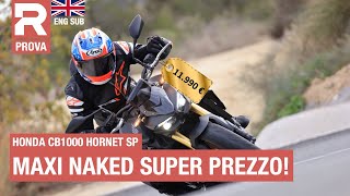 HONDA HORNET 1000 SP - test - riding the 150 hp naked with a shocking price