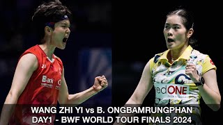 Wang Zhi Yi vs Busanan Ongbamrungphan | BWF World Tour Finals 2024