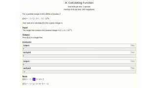 Without Looping: Solving Codeforces Problem A486 - Calculating Function