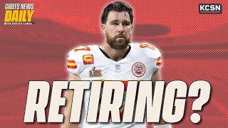 Travis Kelce SPEAKS OUT about potential retirement | CND 2/12