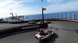 Norwegian Bliss Speedway Go-Kart - First race track at sea!