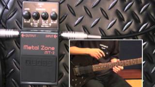 【試奏動画】BOSS MT-2 Metal Zone【BOSS COMPACT PEDAL 100th ANNIVERSARY!!】