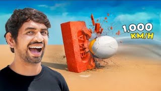 World most powerful egg🥚 1000 km/h क्या यह अंडा ईट को तोड़ सकता है?  #mrindianhackernewvideo