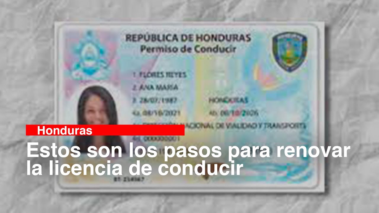 Estos Son Los Pasos Para Renovar La Licencia De Conducir - YouTube