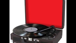 Craig Electronics Stereo Suitcase Turntable with Bluetooth unboxing and review