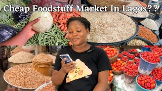 What $34 (#25,500) got me in a Local Nigerian Market - Cheap FoodStuff Market in Lagos