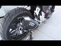 ท่อสูตร slip on bizumo super black for cb500x f r