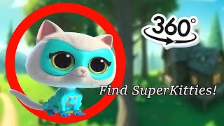 Find SuperKitties in VR 360° 4K Video