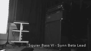 Squier Bass VI + Sunn Beta Lead