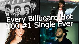 Every Billboard Hot 100 #1 Single Ever (1958-2023) *REMASTERED VERSION IN DESCRI