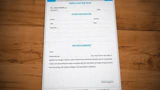 Top 10+ Doctors Note Template: Free and Premium | MasterBundles