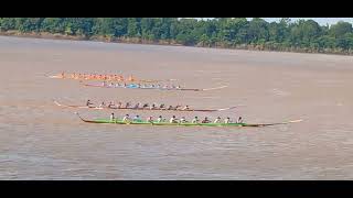 ประเพณีแข่งเรือยาว บ้านนาสนามตำบลเทพวงศา อำเภอเขมราฐจังหวัดอุบล