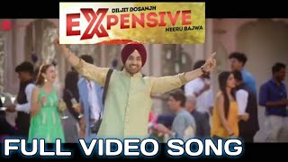 EXPENSIVE | SHADAA | Diljit Dosanjh | Neeru Bajwa | full video song with lyrics | by paradox