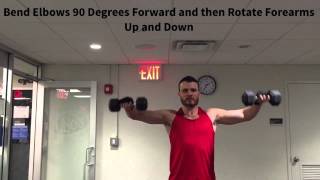 Dumbbell Shoulder Scarecrow