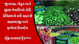 Junagadh: ખેડૂત અને છૂટક વેપારીઓ ઝેરી કેમિકલનો કરી રહ્યાં છે શાકભાજી અને ફળોમાં ઉપયોગ