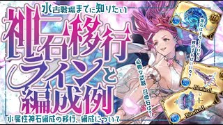 現環境の水神石移行ラインと編成例について【グラブル】【グランブルーファンタジー】