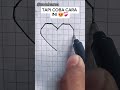 cara menggambar love 3d super keren😍❤️ youtubeshorts menggambar shorts feed fyp art drawing