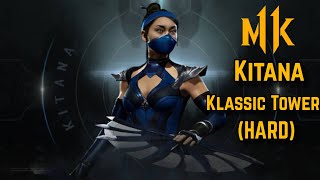 Mortal Kombat 11 - Kitana Klassic Tower Gameplay w/Tribute | On (HARD)