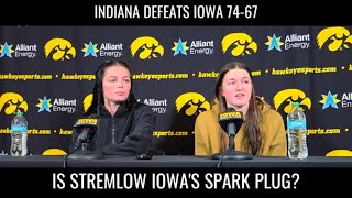 Iowa's Taylor Stremlow Is Energy Off The Bench #hawkeyes