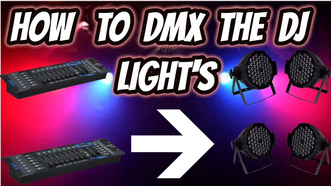 How To Program Lights With Dmx Controller - YouTube