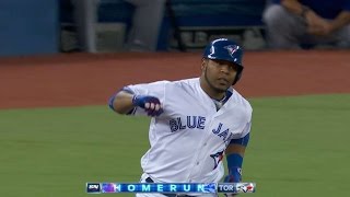 TEX@TOR: Encarnacion crushes a three-run big fly