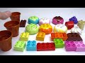 Let's Play with Toy Foods Lego Ice Cream and a Birthday Cake!