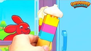 Let's Play with Toy Foods: Lego Ice Cream and a Birthday Cake!