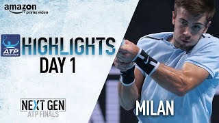 Highlights: Coric Saves Set Point \u0026 Soars To Victory Milan 2017