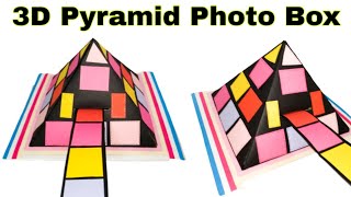 How To Make 3D Pyramid Photo Box | Pyramid Craft Ideas | EASY DIY PAPER CRAFT |  @SS Craft Mantra