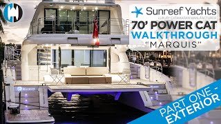 Walkthrough of a Sunreef 70 Power Catamaran | 