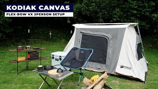 【設営動画】KODIAK CANVAS Flex-Bow VX 2人用 コットンテント