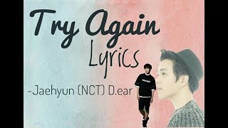Jaehyun Nct D Ear Try Again Chords Lyrics Chordu