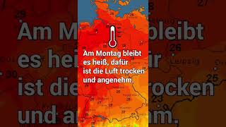 Nach heißen Tagen werden die Temperaturen wieder angenehmer. 😉 #wetter #temperaturen #hitze