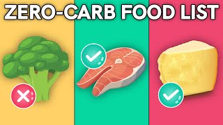 The Ultimate Zero-Carb Food List for Beginners