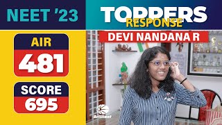 Devi Nandana A R |  | AIR 481 | Score 695 | NEET 2023 Result #resultsmatter #neettoppers