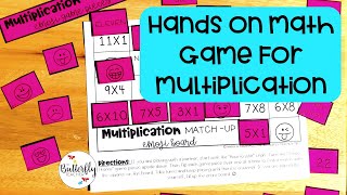 Hands-On Math Game for Multiplication