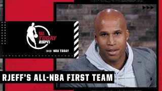 Richard Jefferson gives his All-NBA First Team 👀 | NBA Today