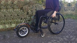 Trackwheel Wheelchair Attachment