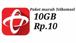 paket murah telkomsel 10 GB Rp.10 | kebangetan murahnya😱