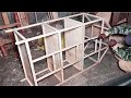 How to make a  6 boxes pigeon cage with wooden