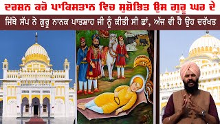 ਦਰਸ਼ਨ ਕਰੋ ਪਾਕਿਸਤਾਨ ਵਿਚ ਸੁਸ਼ੋਭਿਤ ਉਸ ਗੁਰੂ ਘਰ ਦੇ, ਜਿੱਥੇ ਸੱਪ ਨੇ ਗੁਰੂ ਨਾਨਕ ਪਾਤਸ਼ਾਹ ਜੀ ਨੂੰ ਕੀਤੀ ਸੀ ਛਾਂ,